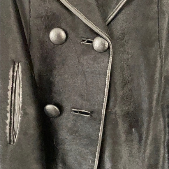 Pony hair long coat - Picture 3 of 5